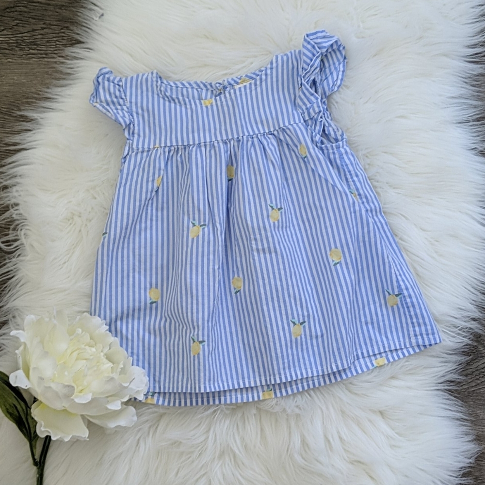 • oshkosh b'gosh • striped lemon blouse
